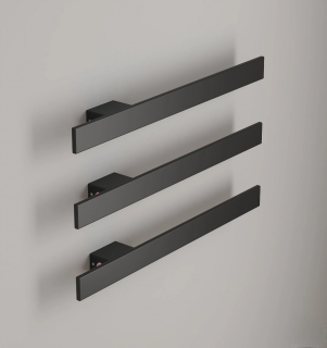 Электрический полотенцесушитель Broner Scompartimento SM.007.060.0000.RAL 9005M 60 см с кнопкой чёрный матовый